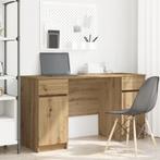 vidaXL Bureau Artisan Eiken 140x49x76 cm Gelaagd Hout, Huis en Inrichting, Verzenden, Nieuw