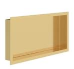 Wandnis Aloni Inbouw | 60x30x7 cm | 1 vak | Geborsteld goud, Doe-het-zelf en Verbouw, Sanitair, Ophalen of Verzenden, Nieuw, Rvs