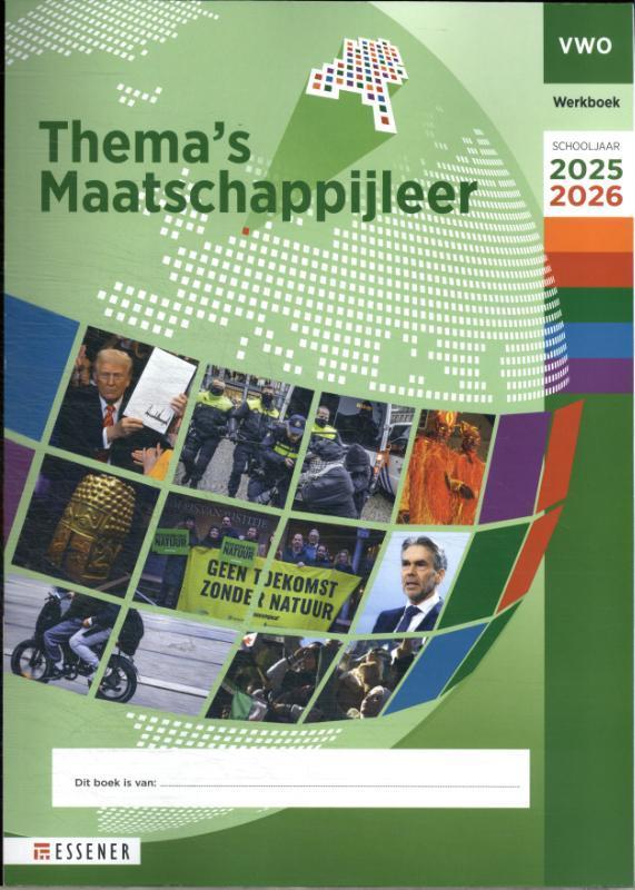 Essener Themas maatschappijleer vwo 2025 2026  9789402091717, Boeken, Studieboeken en Cursussen, Zo goed als nieuw, Verzenden