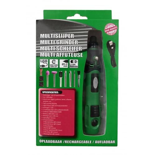 Multislijper met accessoires (oplaadbaar, 3.6 volt), Doe-het-zelf en Verbouw, Gereedschap | Handgereedschap, Nieuw, Ophalen of Verzenden