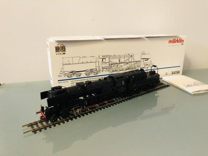 Märklin H0 - 34158 - Stoomlocomotief met tender (1) - serie, Hobby en Vrije tijd, Modeltreinen | H0
