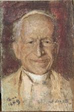 Scuola italiana (XIX-XX) - Papa Leone XIII, Antiek en Kunst