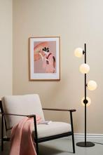 Halo Design - Staande lamp - Twist 4 vloerlamp opaal/zwart -, Antiek en Kunst