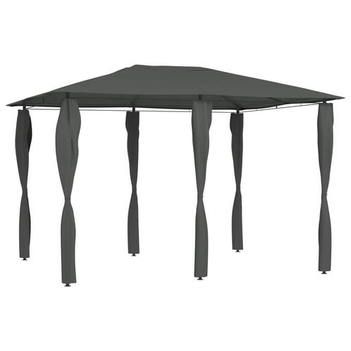 vidaXL Prieel met paalhoezen 160 g/m² 3x4x2,6 m, Tuin en Terras, Partytenten, Nieuw, Verzenden