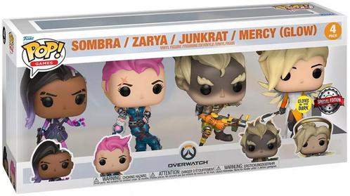 Funko POP! Vinyl Games Overwatch 4-Pack-Sombra / Zarya /, Verzamelen, Poppetjes en Figuurtjes, Nieuw, Ophalen of Verzenden