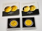 Duitsland. 2024 1/1000 Oz, .999 gold DDR 10 Pfennig + 2 Mark, Postzegels en Munten, Munten | Europa | Niet-Euromunten