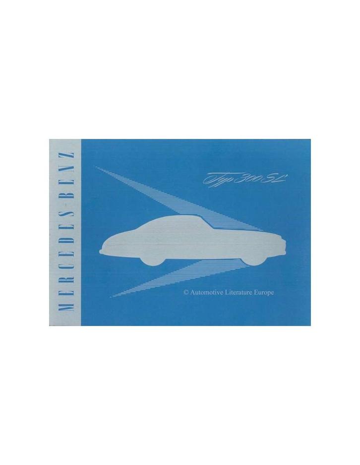 1955 MERCEDES BENZ 300 SL BROCHURE DUITS, Boeken, Auto's | Folders en Tijdschriften