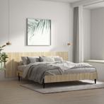 vidaXL Hoofdbord wandmodel 240x1,5x80 cm bewerkt hout sonoma, Huis en Inrichting, Verzenden, Nieuw, Bruin, Hout