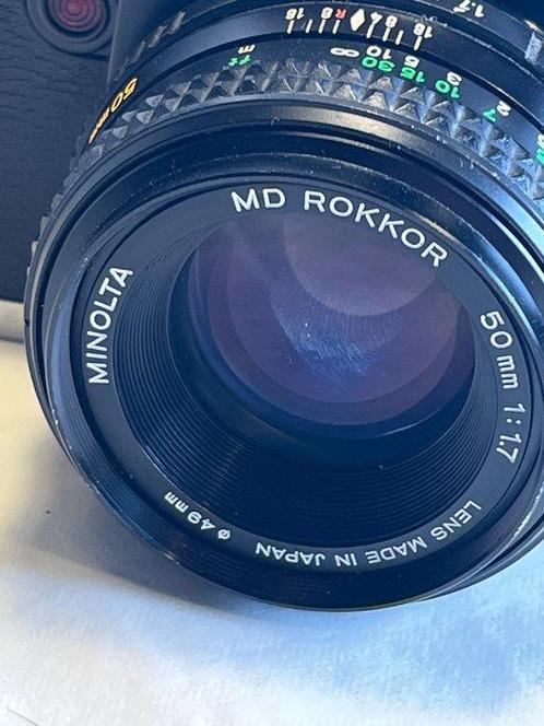 Minolta XG 1 + 50 mm 1.7 Rokkor lens Single lens reflex, Audio, Tv en Foto, Fotocamera's Analoog
