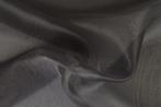 15 meter organza stof - Donkergrijs, 120 cm of meer, Ophalen of Verzenden, Polyester, Grijs