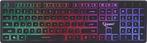 Gembird Rainbow Backlight Multimedia Keyboard KB-UML-01-US, Computers en Software, Toetsenborden, Ophalen of Verzenden, Nieuw