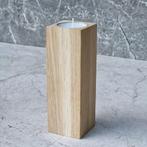 HOCHO Eikenhouten Waxinelichthouder - 50x50x150mm – Elega., Ophalen of Verzenden, Nieuw