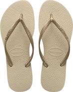 Havaianas -maat 39-40- Slim Dames Slippers - Sand Grey-Light, Kleding | Dames, Schoenen, Verzenden, Nieuw