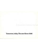 1976 ROVER 3500 BROCHURE ENGELS, Boeken, Auto's | Folders en Tijdschriften, Nieuw, Author