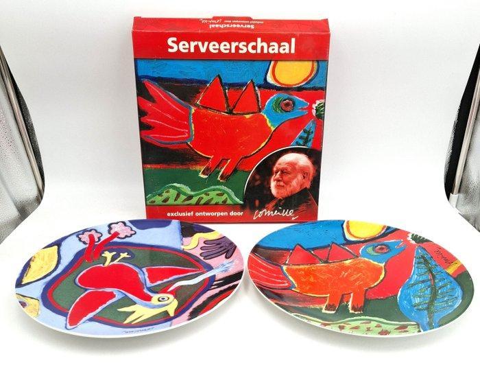 Corneille - Schaal - Keramiek - 2 sierborden, Antiek en Kunst, Antiek | Glas en Kristal