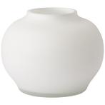 25% Korting | Bolia Mingei Vaas, Verzenden, Zo goed als nieuw, Wit, Glas