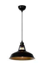 Lucide BRASSY-BIS - Hanglamp Ø 31 cm E27 Zwart, Huis en Inrichting, Lampen | Hanglampen, Verzenden, Nieuw, Trendy verlichting