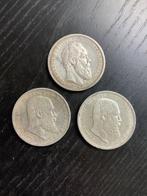 Duitsland, keizerrijk 5 Mark 3x 1876/1907, Württemberg