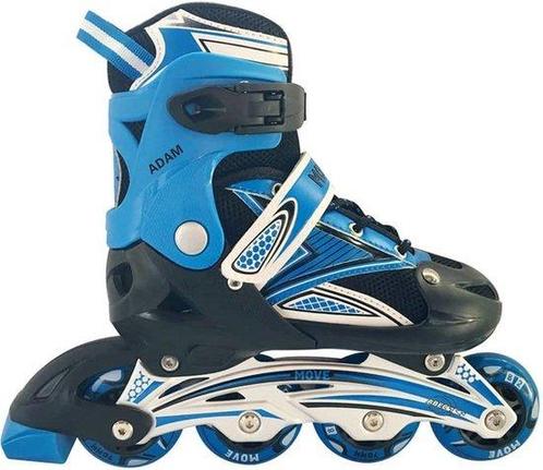 Move Adam Inlineskates - Maat 34-37 - Jongens - zwart/blauw, Sport en Fitness, Skeelers, Verzenden