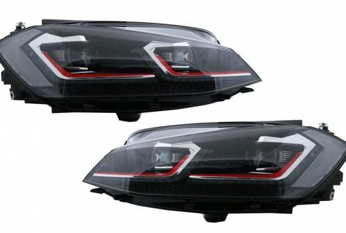 VW Golf 7.5 Led Dynamische Koplampen Set GTI Rood, Auto-onderdelen, Verlichting, Nieuw, Volkswagen, Ophalen of Verzenden
