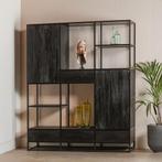 Vakkenkast Mangohout BrendonXL, 150 tot 200 cm, Nieuw, Industriële meubels, 25 tot 50 cm