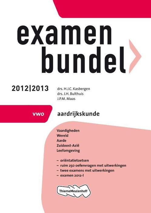 Aardrijkskunde 20122013 examenbundel vwo 9789006079395, Boeken, Wetenschap, Zo goed als nieuw, Verzenden