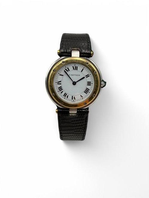 Cartier - Santos Ronde - 8191 - Unisex - 1991, Sieraden, Tassen en Uiterlijk, Horloges | Heren