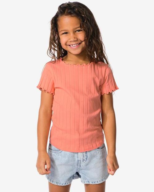 HEMA Kinder T-shirt perzik, Kinderen en Baby's, Kinderkleding | Overige, Nieuw, Verzenden