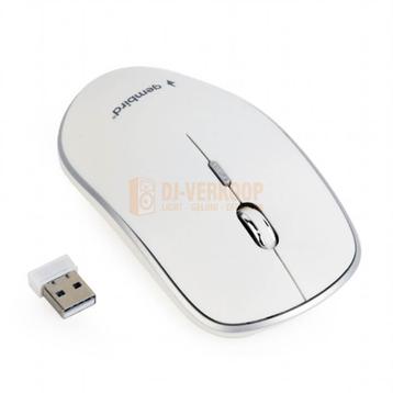 Gembird MUSW-4B-01-W - Draadloze muis wit beschikbaar voor biedingen