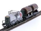 Schaal H0 Märklin 84791 en 84792 set van 2 museumwagens j.., Gebruikt, Overige typen, Ophalen of Verzenden, Analoog
