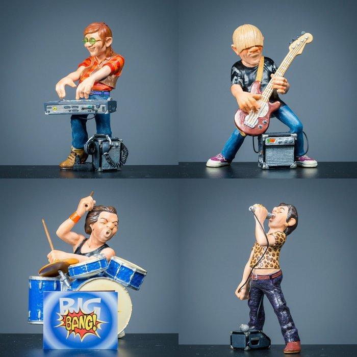 Figuur - Zes muzikanten (6) - Polystone, Antiek en Kunst, Kunst | Designobjecten