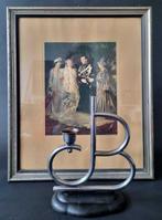 F. Ziegler - Kandelaar (2) - Bakeliet, Chroom, Papier - JB