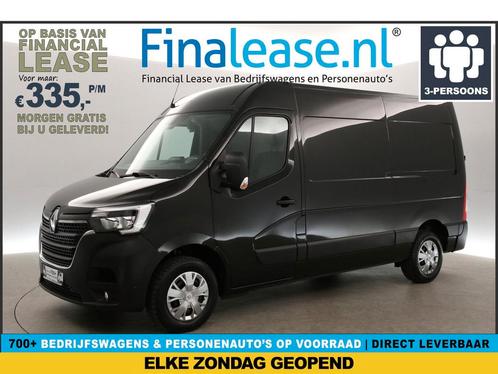 Renault Master T35 2.3 dCi 180 L2H2 Energy Comfort €335pm, Auto's, Bestelauto's, Lease, Handgeschakeld, Diesel, Renault, Zwart