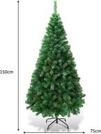 Kerstboom - Kunstkerstboom - 150 cm - Met standaard - COSTWA, Verzenden, Zo goed als nieuw
