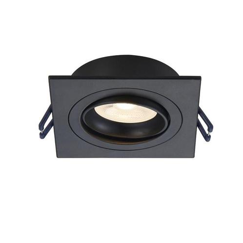 LED Spot Pasiphae - Vierkant - Dimbaar - Philips - Mat zwart, Huis en Inrichting, Lampen | Spots, Verzenden