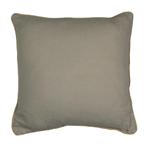 kussen beige met jute bies 45x45cm*, Verzenden, Nieuw