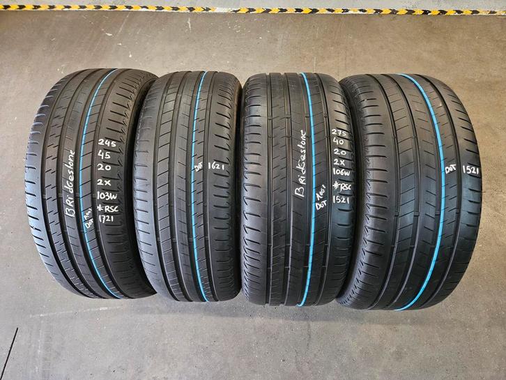 245/45/20--275/40/20 103/106W BRIDGESTONE A001 *RSC 6/6,4MM, Auto-onderdelen, Banden en Velgen, 20 inch, Erkend duurzaam, Zomerbanden
