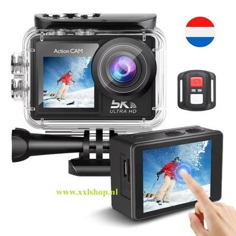 5K actioncamera sport action camera pro go 12 13 EIS touch *, Audio, Tv en Foto, Actiecamera's, Nieuw, Verzenden