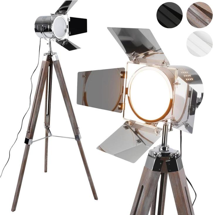 Vloerlamp - Staande lamp - 148 cm - Zilver - Jago, Huis en Inrichting, Lampen | Vloerlampen, Zo goed als nieuw, Verzenden