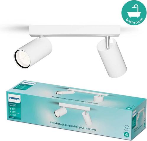 Philips Plafondspot 2 Lichts Badkamer Wit - IDRIS, Huis en Inrichting, Badkamer | Badtextiel en Accessoires, Nieuw, Ophalen of Verzenden