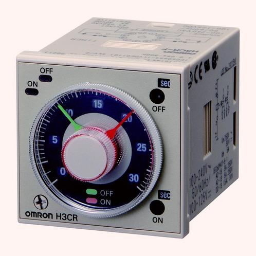 Omron H3CR-F8 Duale Modus Timer Relais 48x48mm - H3CR8004A, Doe-het-zelf en Verbouw, Elektra en Kabels, Overige typen, Nieuw, Verzenden