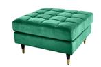 Design kruk COSY VELVET 80cm smaragdgroen fluweel gouden, Ophalen of Verzenden, Nieuw