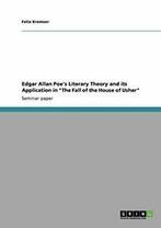 Edgar Allan Poes Literary Theory and its Appli. Kremser,, Zo goed als nieuw, Verzenden, Kremser, Felix