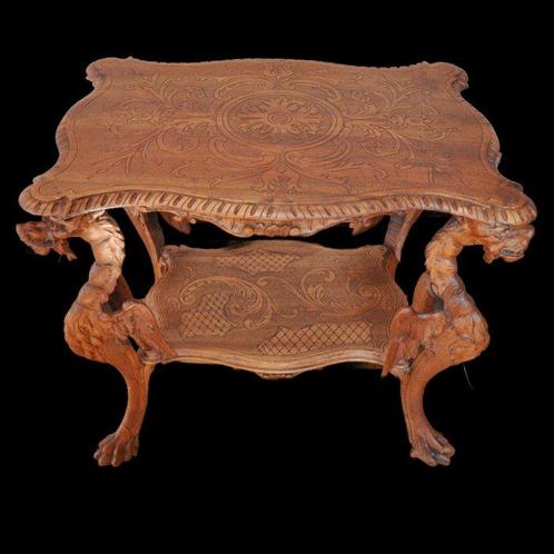 Tafel - Hout - Raro 19e eeuw., Antiek en Kunst, Antiek | Overige Antiek