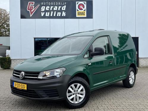 Volkswagen Caddy 2.0 TDI L1H1 4Motion Comfort TREKHAAK LMV D, Auto's, Bestelauto's, Lease, Zwart, Handgeschakeld, Groen, Financial lease