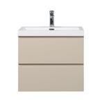 Badkamermeubel Summer 60cm mat beige, Verzenden, Nieuw