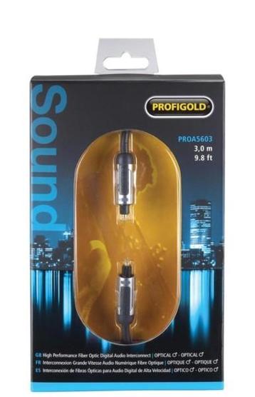 Profigold Digitale Audiokabel TosLink Male 3 meter beschikbaar voor biedingen