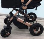 4 kinderwagen wiel beschermhoezen zwart, Verzenden, Nieuw