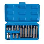 Silverline Torx bitset - 30 en 75 mm - Gehard chroom-vana..., Ophalen of Verzenden, Nieuw