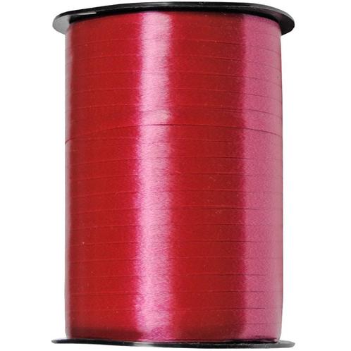 Krullint Kardinaalrood 026 - 5mm breedte – 500 mtr lengte, Hobby en Vrije tijd, Knutselen, Ophalen of Verzenden